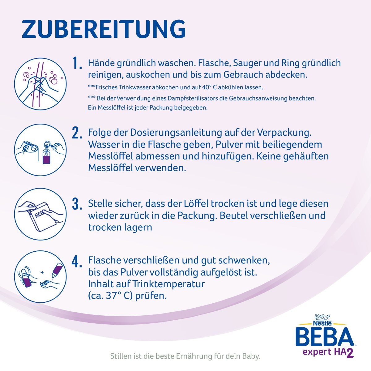 Zubereitungsanleitung 